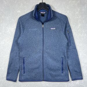 Patagonia Better Sweater Women’s Small Blue Storm Fleece Lined Full Zip Jacket